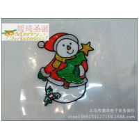 冰箱贴 玻璃贴 广告PVC软胶贴 圣诞雪人 节日装饰品 20CM