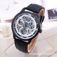 2014新款 勝利者Winner 日韓男士個(gè)性自動(dòng)機(jī)械鏤空表 ***表手表