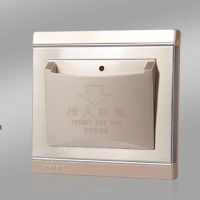 廠家批發(fā)香檳拉絲系列插卡取電開關(guān)插座誠(chéng)招全國(guó)代理***熱銷中