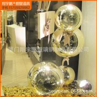 供应橱窗道具 圣诞球 电镀气球道具 品牌服装展示道具 气球道具