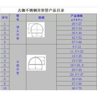 拉丝异型管,不锈钢半圆管,304D形不锈钢管（厂家直销）