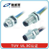 M8/M12信号转接器  4芯转换插头 以太网管控制器转接器