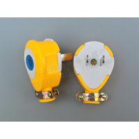 廠家供應(yīng) 605 防凍軟膠PVC二極防水電源插頭(帶防水鐵線夾)