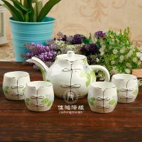 唐山优级骨瓷茶具5头套装 精装 陶瓷茶具 功夫整套茶具 茶壶