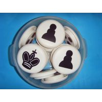 双龙 教学挂板磁性国际象棋子(磁性国际象棋教学盘壁挂式棋子)