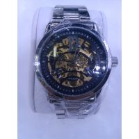 S2SQURE品牌手表 男士自動(dòng)機(jī)械腕表 復(fù)古鏤空男表 鋼帶防水手表