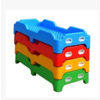 幼兒園床午睡床疊疊床 兒童床一次性注塑塑料床 寶寶床午休床