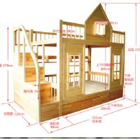 子母床包邮 双层床 上下铺床童床 实木高低床  上下床实木双层床