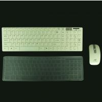 2.4G无线键鼠套装生产厂家 键盘鼠标 苹果白色巧克力 HK3600 A601