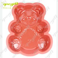 食品级硅胶烤盘|小熊蛋糕模具|布丁模