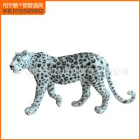 供应玻璃钢动物***豹厂家***格 玻璃钢公仔定做 商场陈列公仔