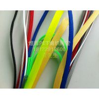 高阻燃束线PET编织网管 UL彩色尼龙伸缩网管 电线网管