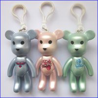 3寸 4 寸 popobe 暴力熊 么么熊 momo熊 钥匙扣搪胶玩具礼品挂件 可订制
