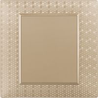 达利奇K8系列墙壁开关86型香槟金色菱形压花面板空白面板