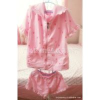 可爱印花家居服睡衣女夏季纯棉短袖短裤套装修身显瘦