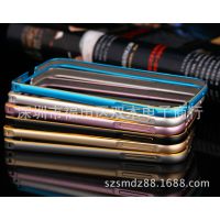 三星S4超薄金屬邊框9500雙色弧形海馬扣金屬邊框 S4金邊保護套