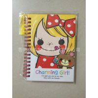 生产销售可爱小型线圈笔记本 卡通活页笔记本学生笔记本记事本
