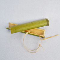 厂家定制安全环保竹筒粽包装 单节便携式粽子包装筒