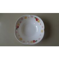 仿瓷餐具，密胺餐具，密胺碗，8寸花辨碗，水果碗
