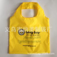 定制外賣(mài)快餐西餐廳環(huán)保廣告禮品袋 開(kāi)業(yè)折疊式促銷(xiāo)收納禮品袋