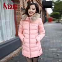 女裝棉衣外套連帽大毛領(lǐng)棉衣女中長(zhǎng)款韓版加厚棉襖外套LDB-1506
