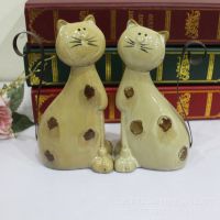 陶瓷工艺品 窑变新款情侣小猫 陶瓷家居摆件zakka杂货 礼品装饰品