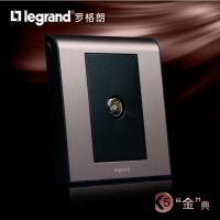 TCL/罗格朗开关面板 86型 K5玫瑰金系列 电视插座