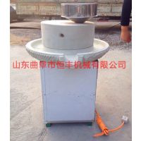 广东肠粉石磨机 小型调速电机石磨机 恒丰牌米浆电动石磨机
