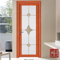 佛山厂家直销 生间门、铝合金玻璃平开门、橱房门、镜花平开门