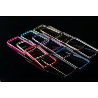 三星S4  i9500  雙色 金邊海馬扣 帶按鍵金屬邊框 保護殼