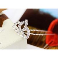 韓版頭飾品流行美麗兒童公主皇冠新娘盤發(fā)小發(fā)簪插針簪子u型發(fā)叉