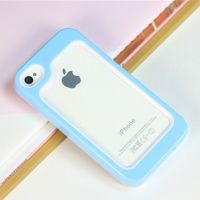 苹果iphone4二合一边框 五代塑料边框保护壳 5C糖果色手机壳批发