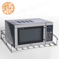 奥的五金单层多功能不锈钢微波炉架厨具放置架子厨房微波炉置物架WB007