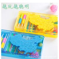 銀河星學(xué)具盒 幾何體 拼音卡 數(shù)據(jù)棒 七巧板 學(xué)生學(xué)具盒顏色隨機(jī)