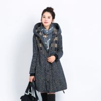 2014冬裝女裝民族風(fēng)中長(zhǎng)款加厚棉衣外套復(fù)古碎花大碼棉服一件代發(fā)