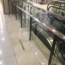 耀荣 苏北地区大型不锈钢楼梯扶手 户外钢化玻璃栏杆1050MM