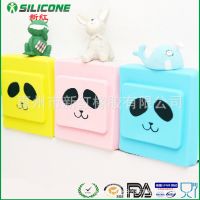 墻壁開(kāi)關(guān)套 防觸電軟硅膠保護(hù)套 墻壁裝飾 各種硅膠外殼定做工廠