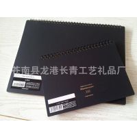 【廠家供應(yīng)】黑色PP封面涂鴉本  空白內(nèi)頁(yè)速寫本 速寫本 線圈本