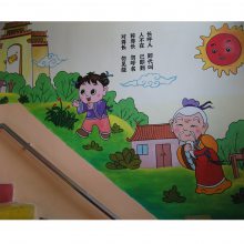 幼儿园国学壁画是最直观的国学教育