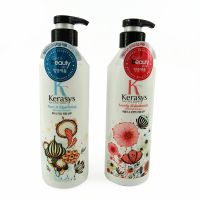 韩国KS新款花香洗发水600ML 韩国洗化日用品批发 进口日用品批发