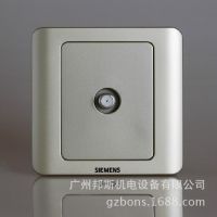 西門子墻壁開關(guān)插座遠(yuǎn)景金棕寬頻帶一分支電視插座5TG0126-1CC133