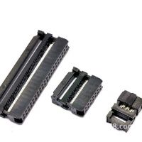 JTAG压线头 间距2.54MM FC三件套牛角插头 ISP接头 FC-20P