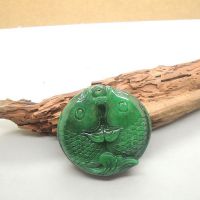 玉生缘 翡翠干青名利双收玉佩 翡翠挂件 摆件批发 南阳玉器批发网