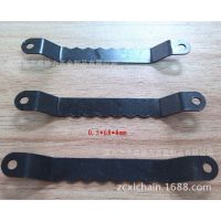 供应相框用黑色圆角锯齿挂钩长68MM宽8MM 相框背板五金配件