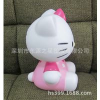 hello kitty 创意礼品 KT搪胶 存钱罐 工艺摆件