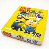 華豐文具 學(xué)生用品0.5mm 卡通神偷奶爸圖案自動(dòng)鉛筆 帶橡皮 批發(fā)