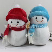 厂家供应圣诞玩具礼品 圣诞毛绒玩具雪人公仔  定做批发