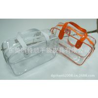 2014供应透明PVC沙滩袋；洗漱袋；手提袋TSY-261
