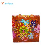 供应（育丰袋业）专做120克覆膜无纺布袋 无纺布拉链袋车缝无纺布袋