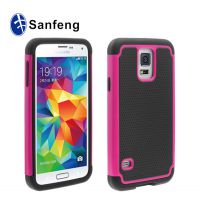 佛山三豐廠家直銷 三星i9600/s5硅膠+pc三合一tpu環(huán)保手機(jī)保護(hù)套
